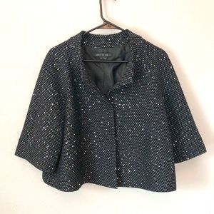 Lafayette 148 New York Wool Blend Sequined Jacket